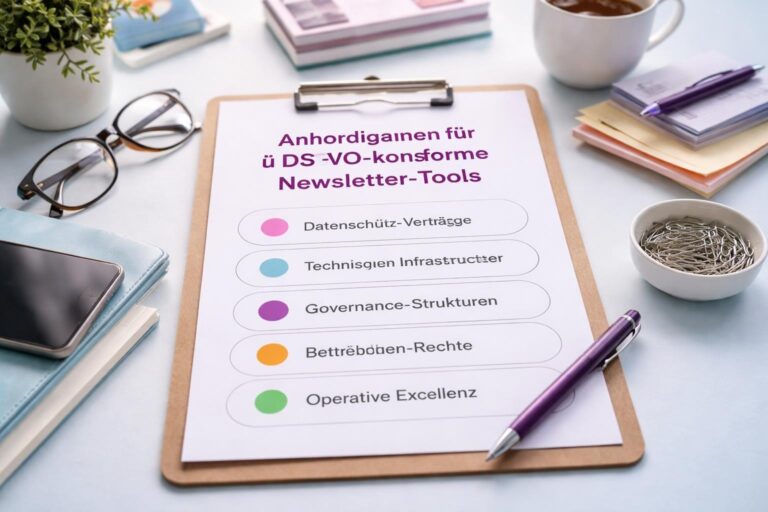 DSGVO-konformes Newsletter Tool: Anforderungskatalog 2026